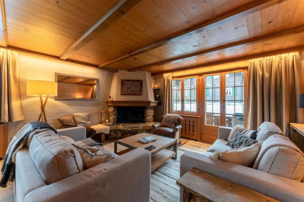 Charming Alpine Apartment Gstaad Exterior foto