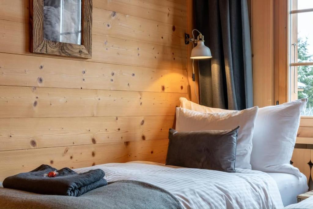 Charming Alpine Apartment Gstaad Exterior foto