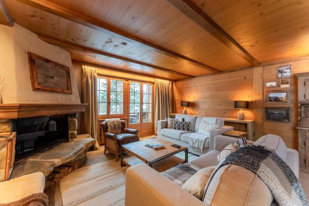 Charming Alpine Apartment Gstaad Exterior foto
